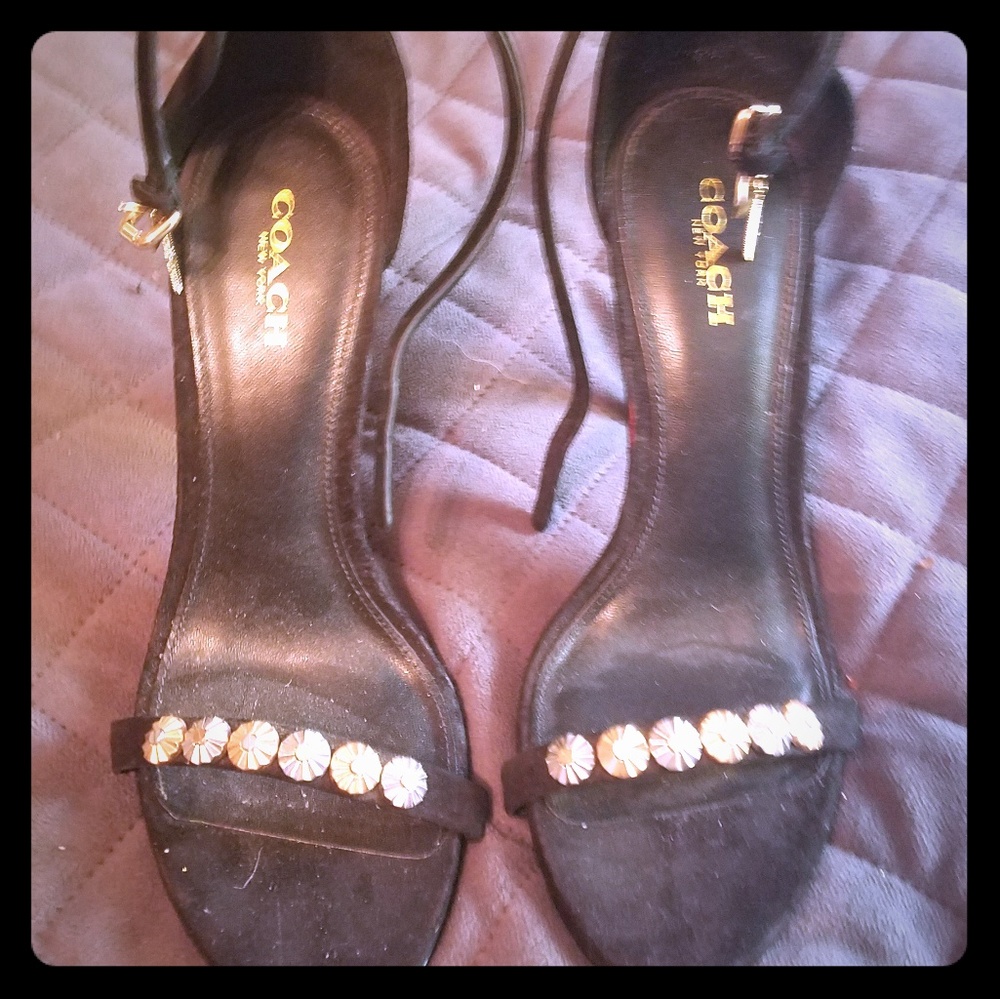 Worn once Coach heels